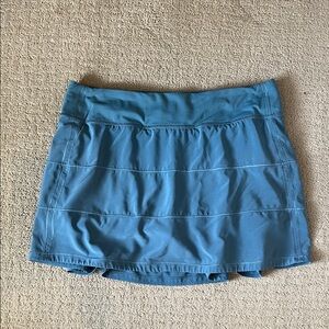 Lulu sage-blue Athletic Skirt